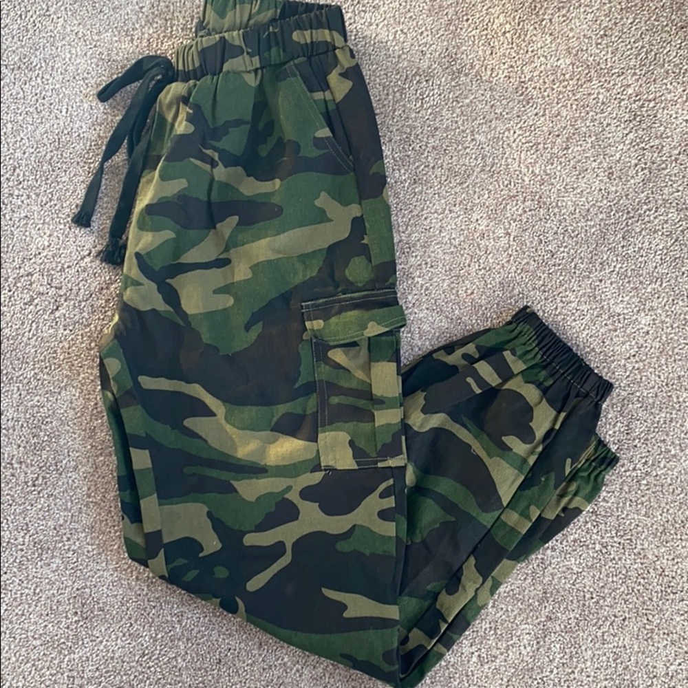 Camo Cargo Joggers